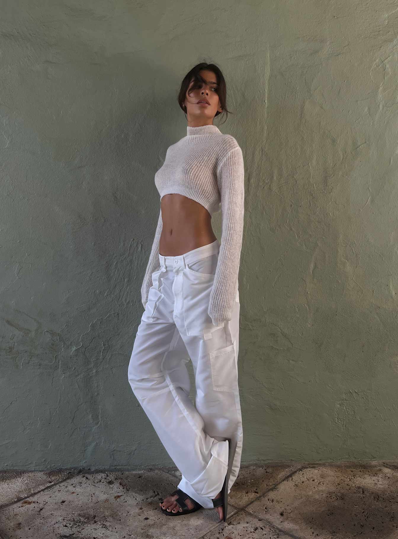 Miami Vice Swish Pant Ghost White - Image 8