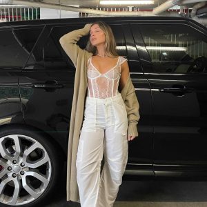 Miami Vice Swish Pant Ghost White