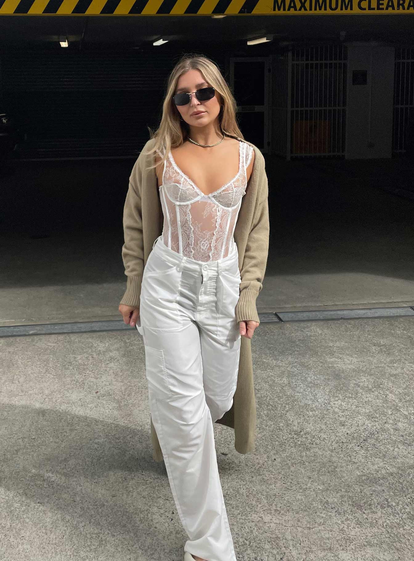 Miami Vice Swish Pant Ghost White - Image 12