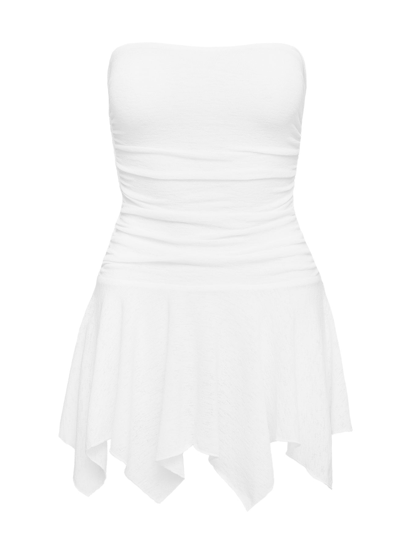 Minxie Strapless Romper White Tall - Image 6