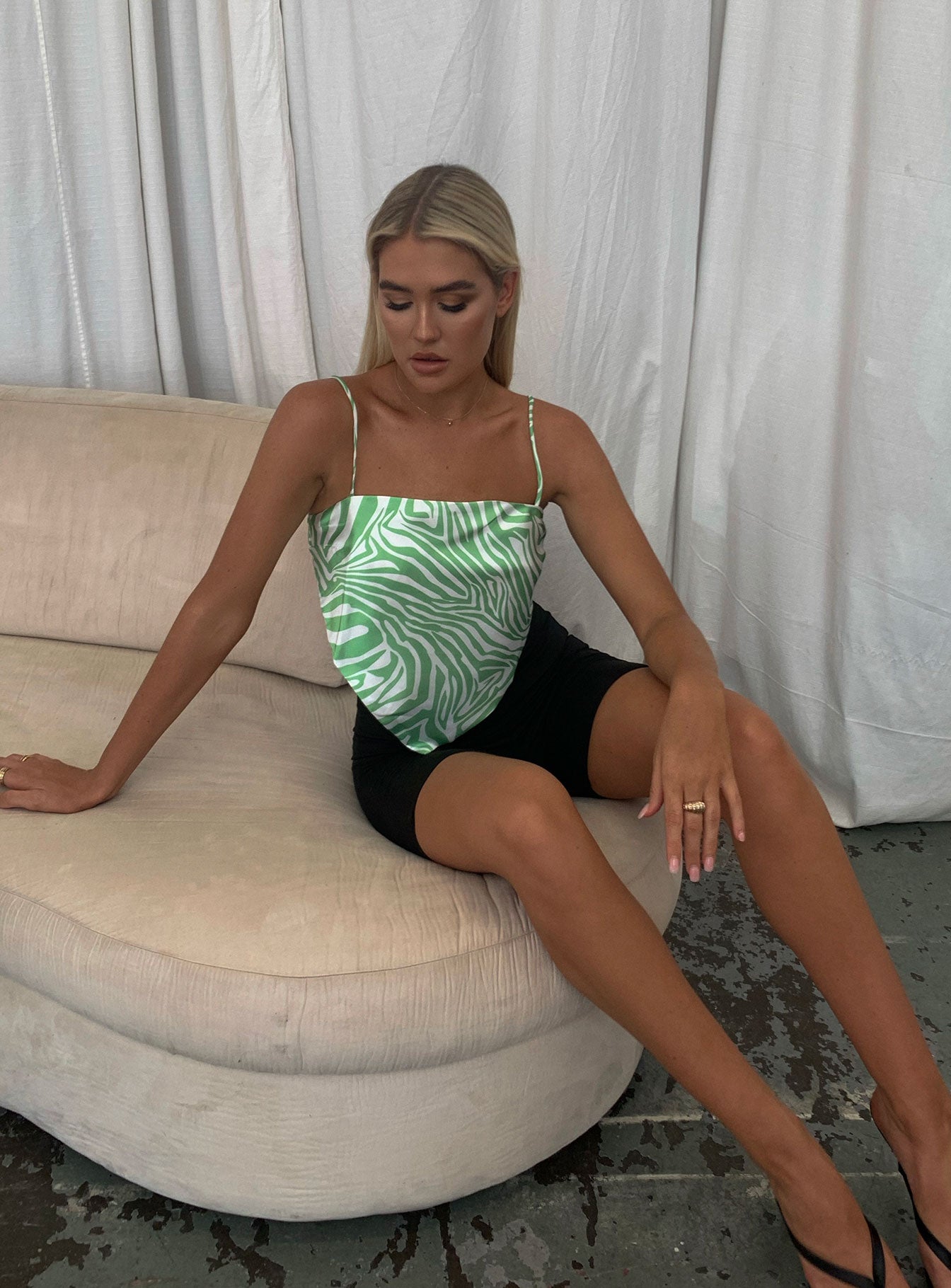 Miss Lexy Top Green - Image 9