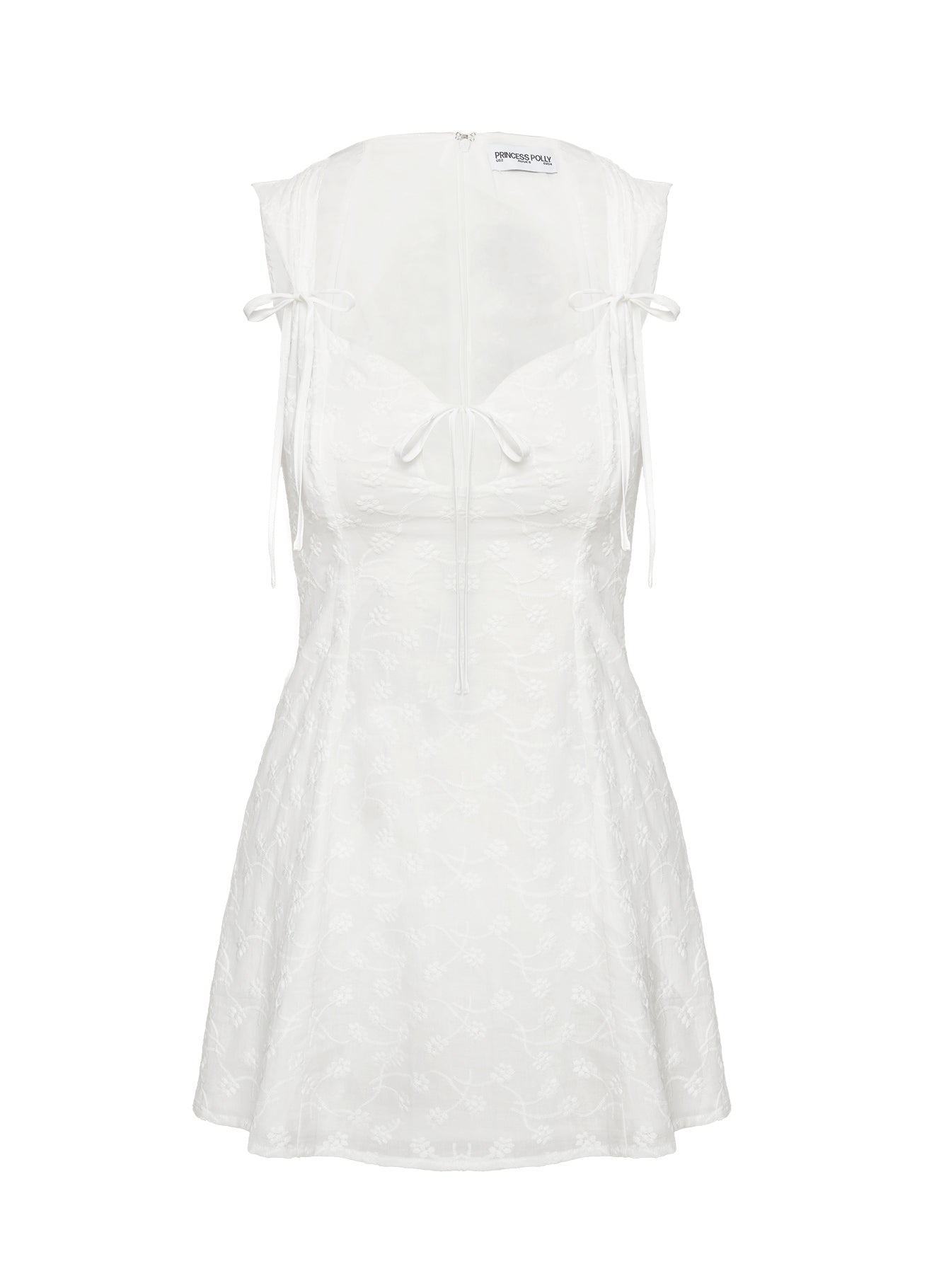 Muffins Mini Dress White - Image 11