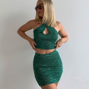 Nora Knit Set Green