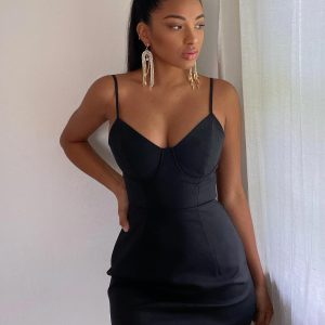 Novella Mini Dress Black