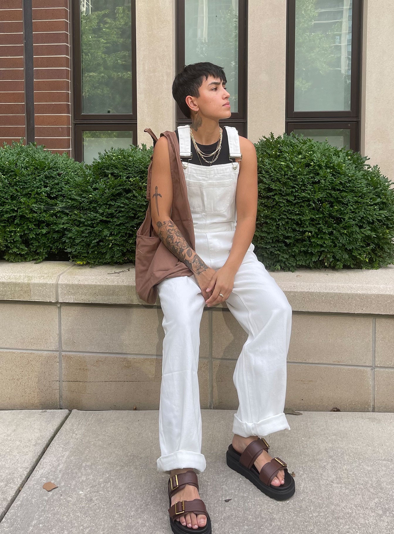 Aura Overalls White - Image 8