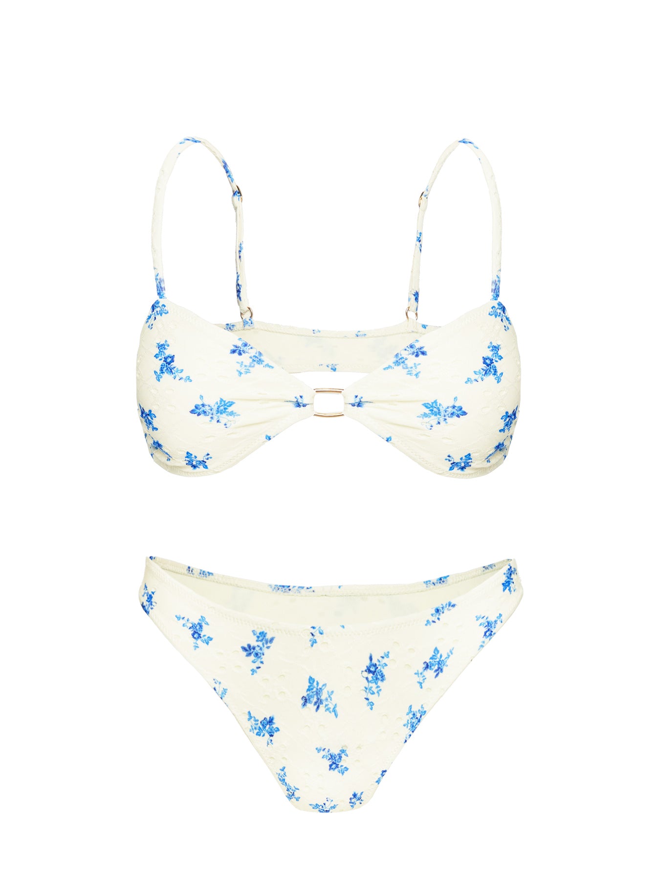 Paradisco Bikini Top Yellow / Blue - Image 5