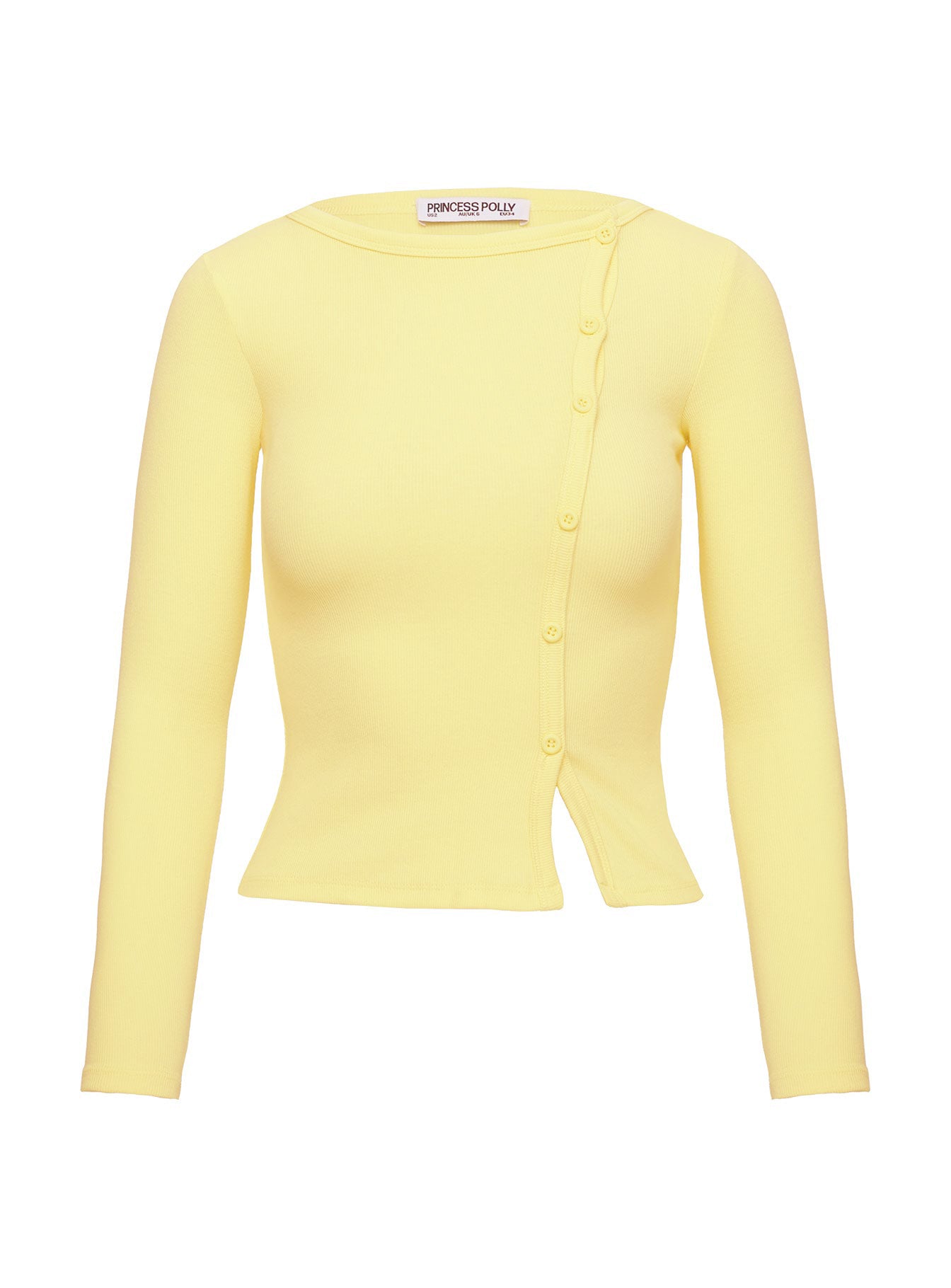 Passoni Long Sleeve Top Lemon - Image 5