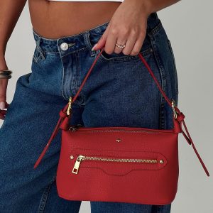 Sopha Dopha X Peta & Jain Lunda Shoulder Bag Red
