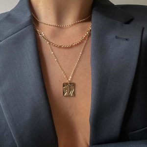 Picaso Necklace Set Gold