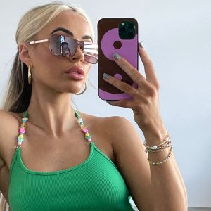 Peace Train iPhone Case Brown / Pink