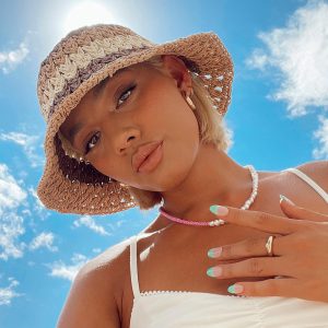 Peyton Bucket Hat Brown Multi