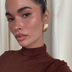 Precarious Earrings Gold