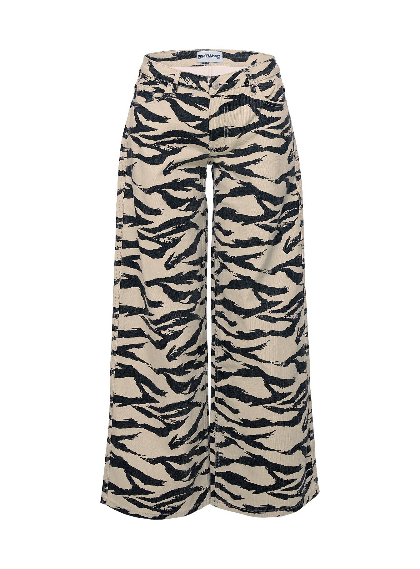 Ramos Low Rise Wide Leg Jeans Tiger - Image 5