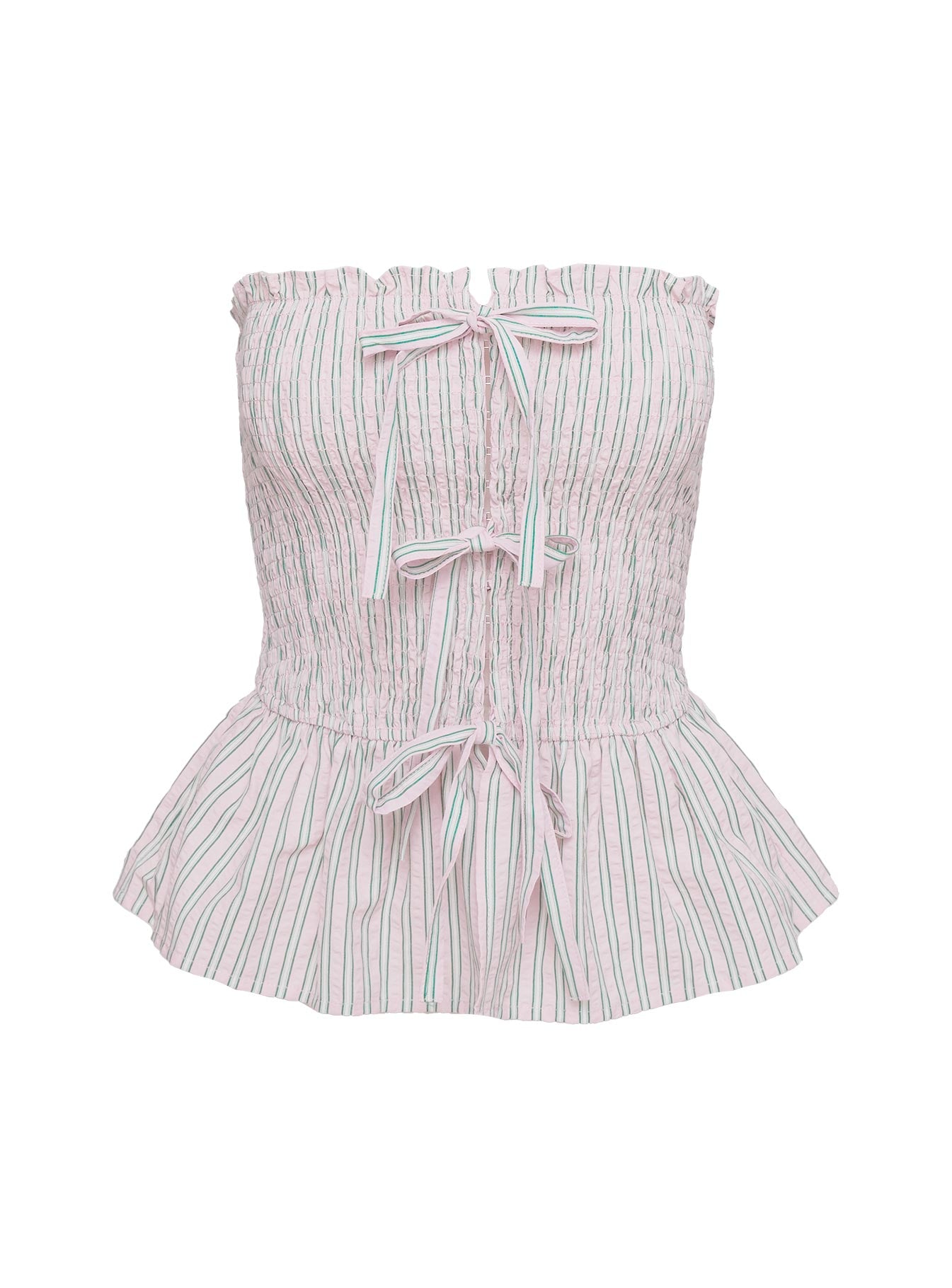 Saskea Strapless Top Pink - Image 5