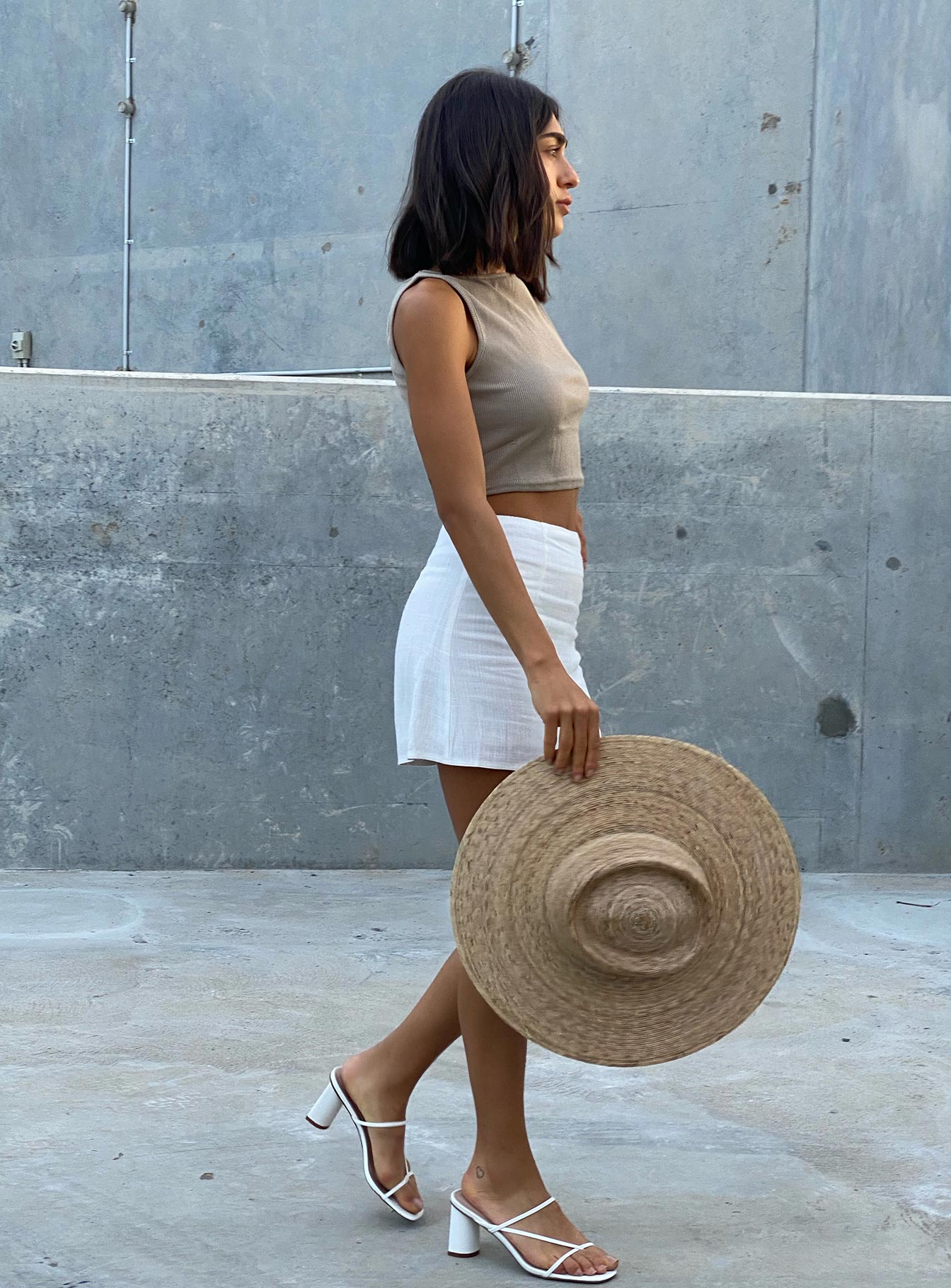 Selby Mini Skirt White - Image 11