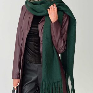September Ends Scarf Forest Green