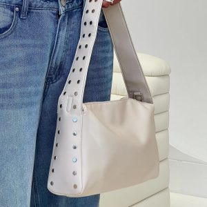 Shepherd Faux Leather Bag Cream