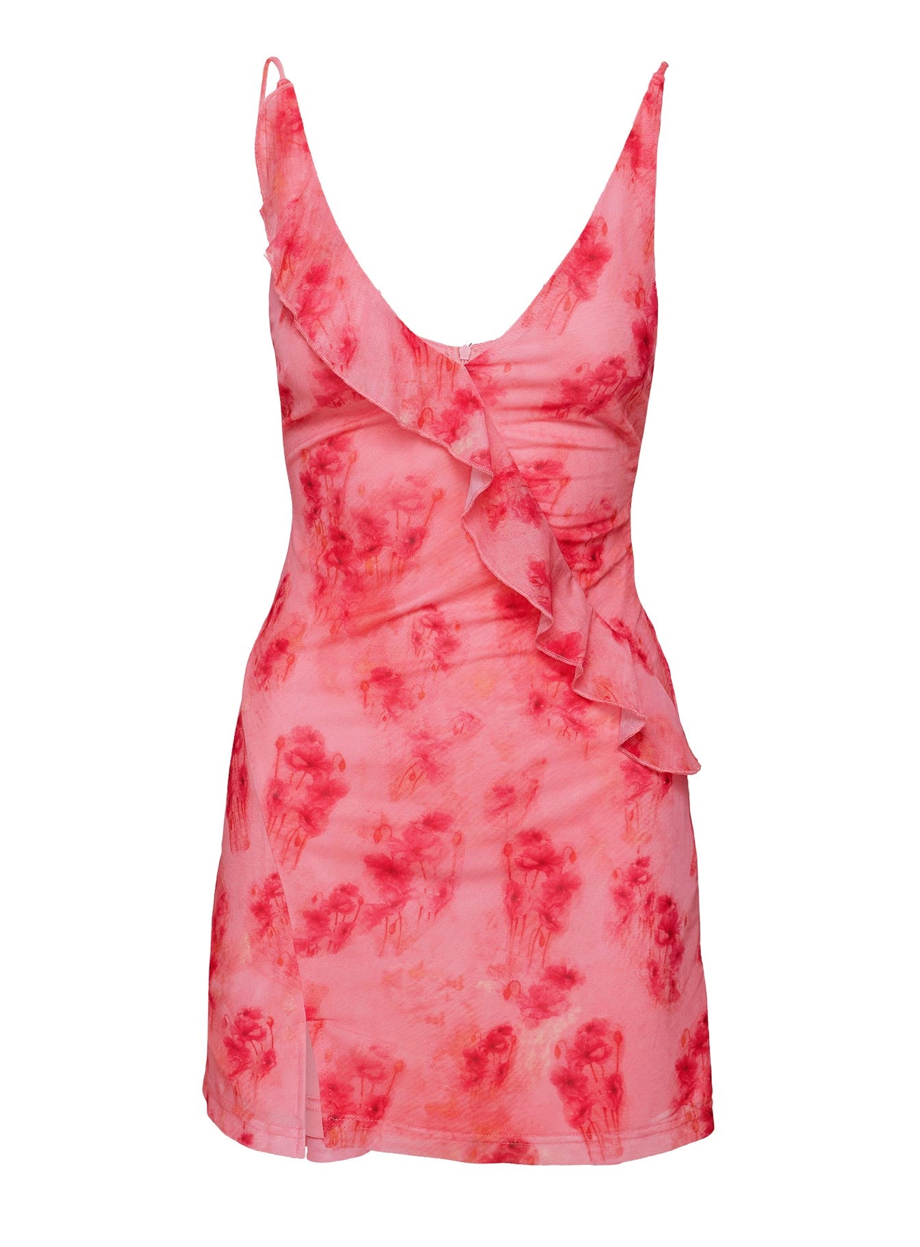 Singleton Mini Dress Pink Floral - Image 5