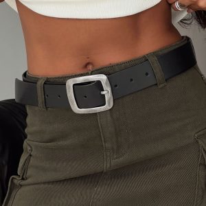 So American Belt Black / Silver