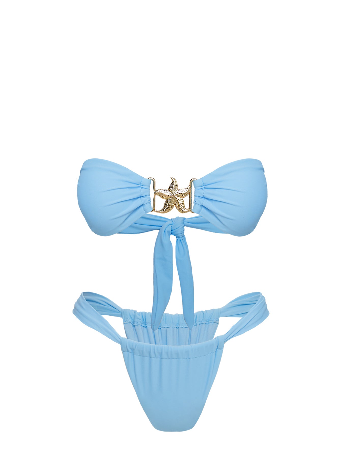 So Sunkissed Hardware Detail Bikini Top Blue - Image 5