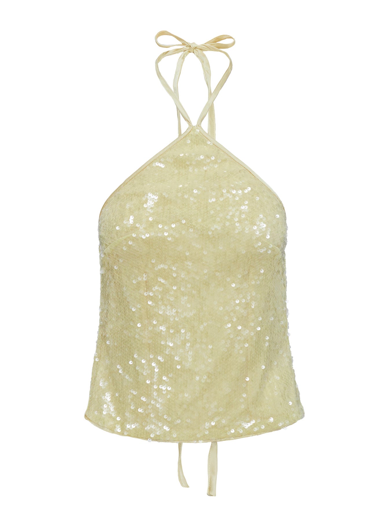Sun Salutations Halter Top Yellow - Image 7