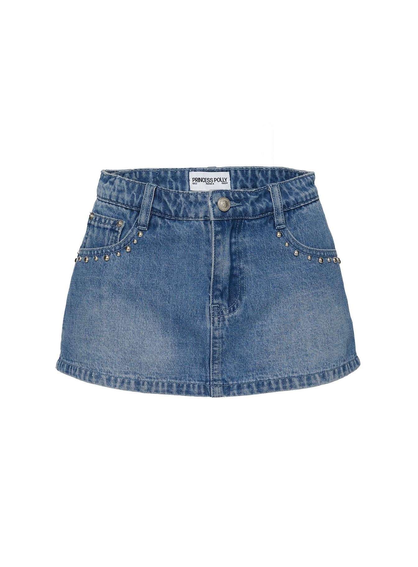 Symphony Denim Skort Mid Wash Petite - Image 6