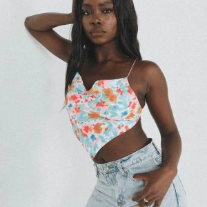 Selby Top Blue Floral