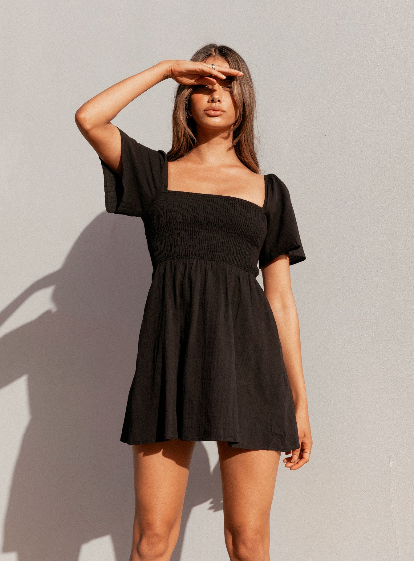 Summer Nights Mini Dress Black Petite - Image 6