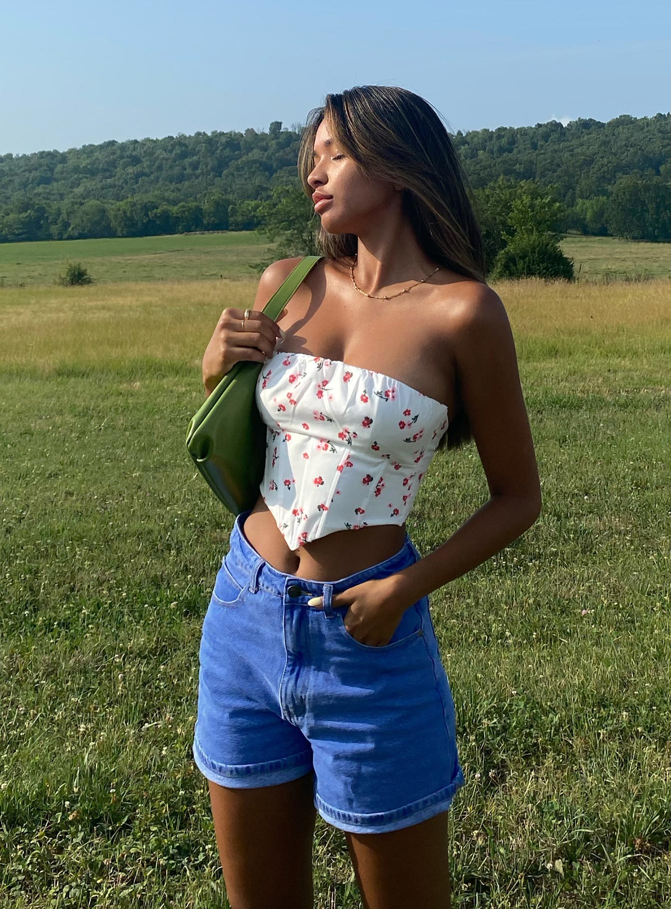 The Swalla Shorts Blue Denim - Image 10