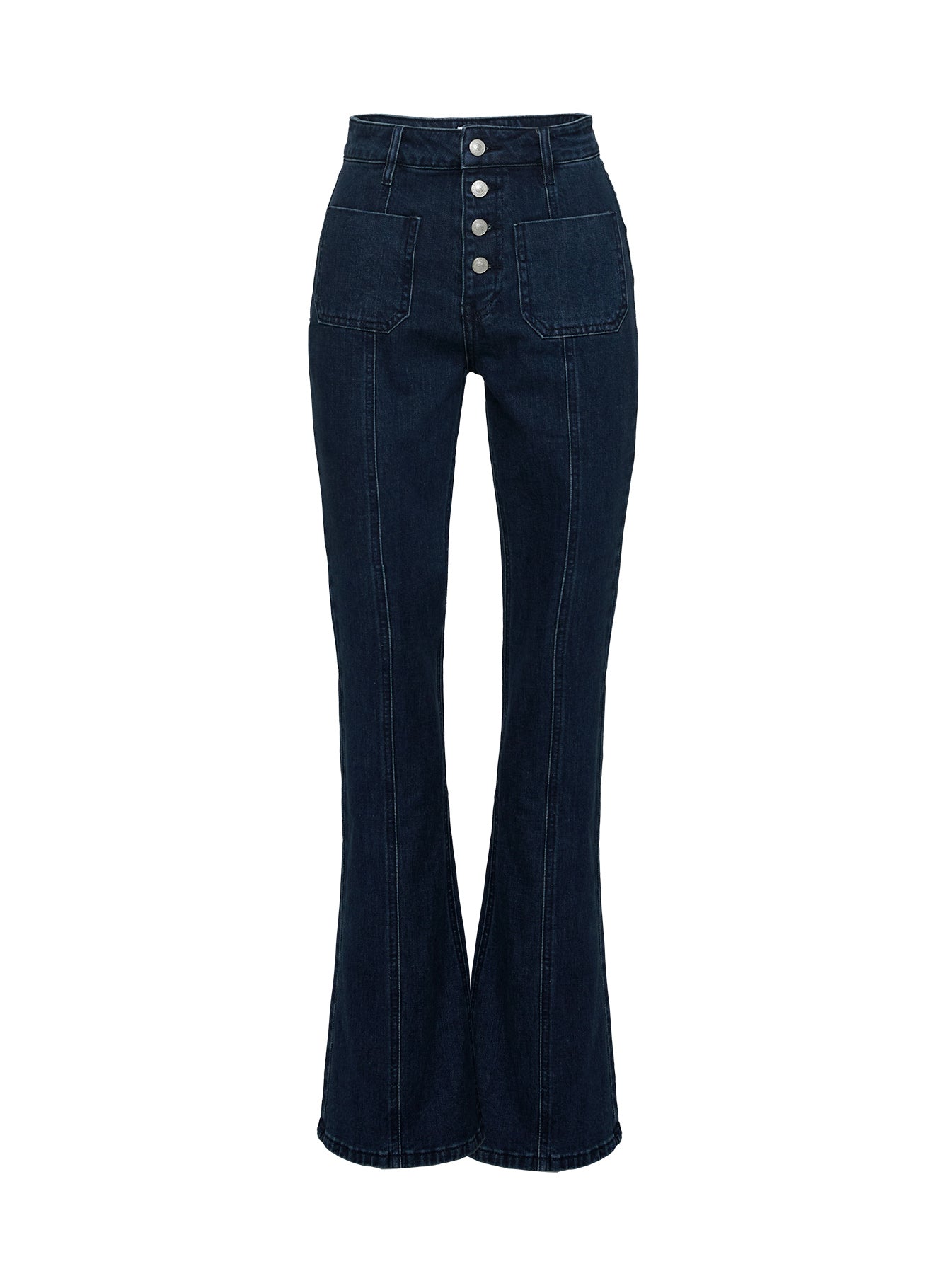 Tiler High Rise Flared Jeans Dark Denim - Image 5