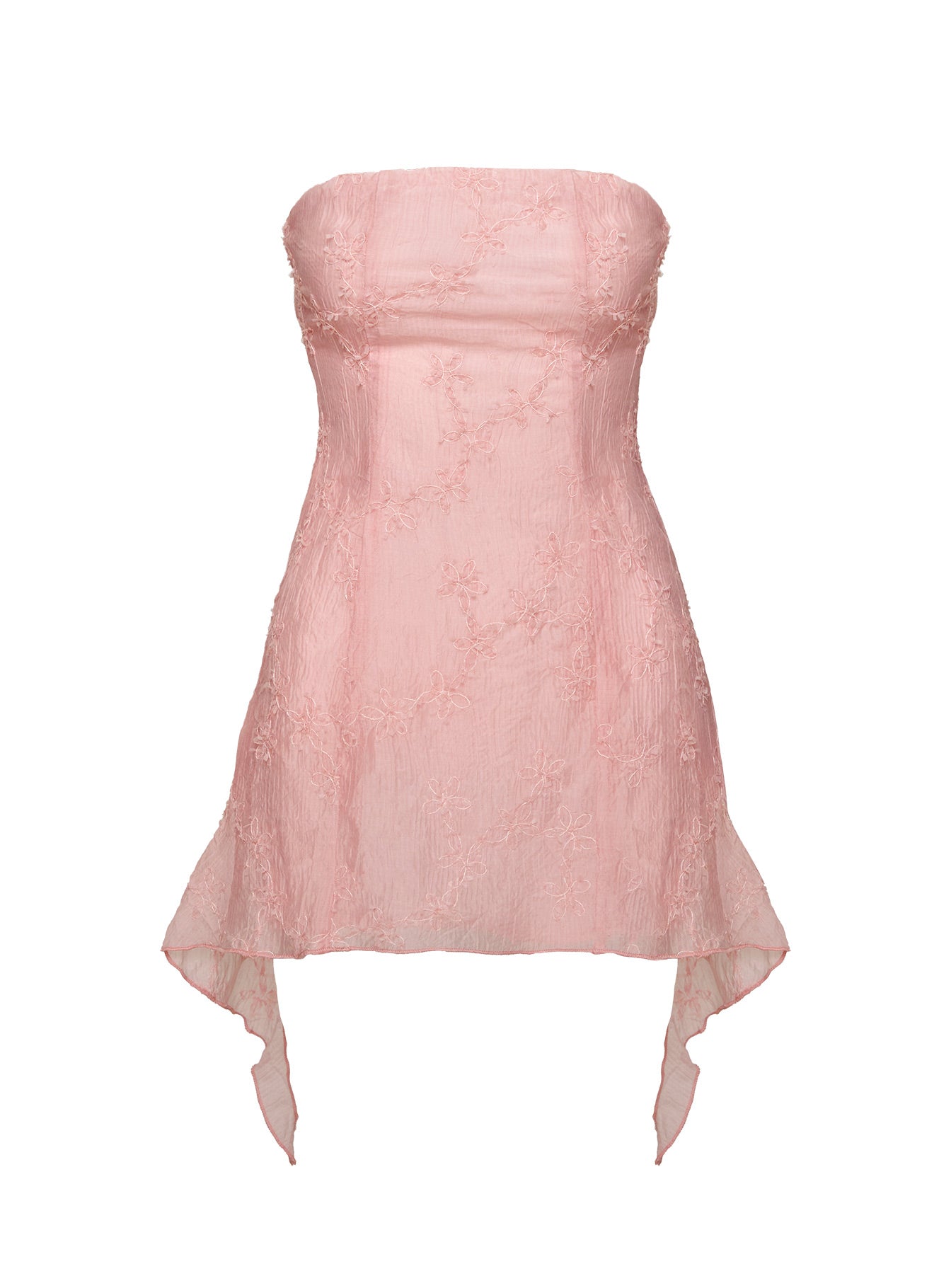 Tomika Strapless Mini Dress Pink - Image 11