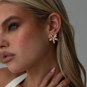 Torquil Earrings Gold