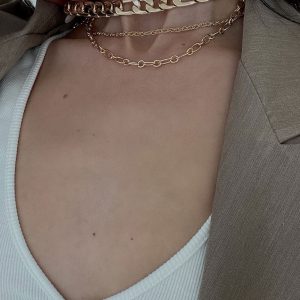 Trisha Necklace Set Gold