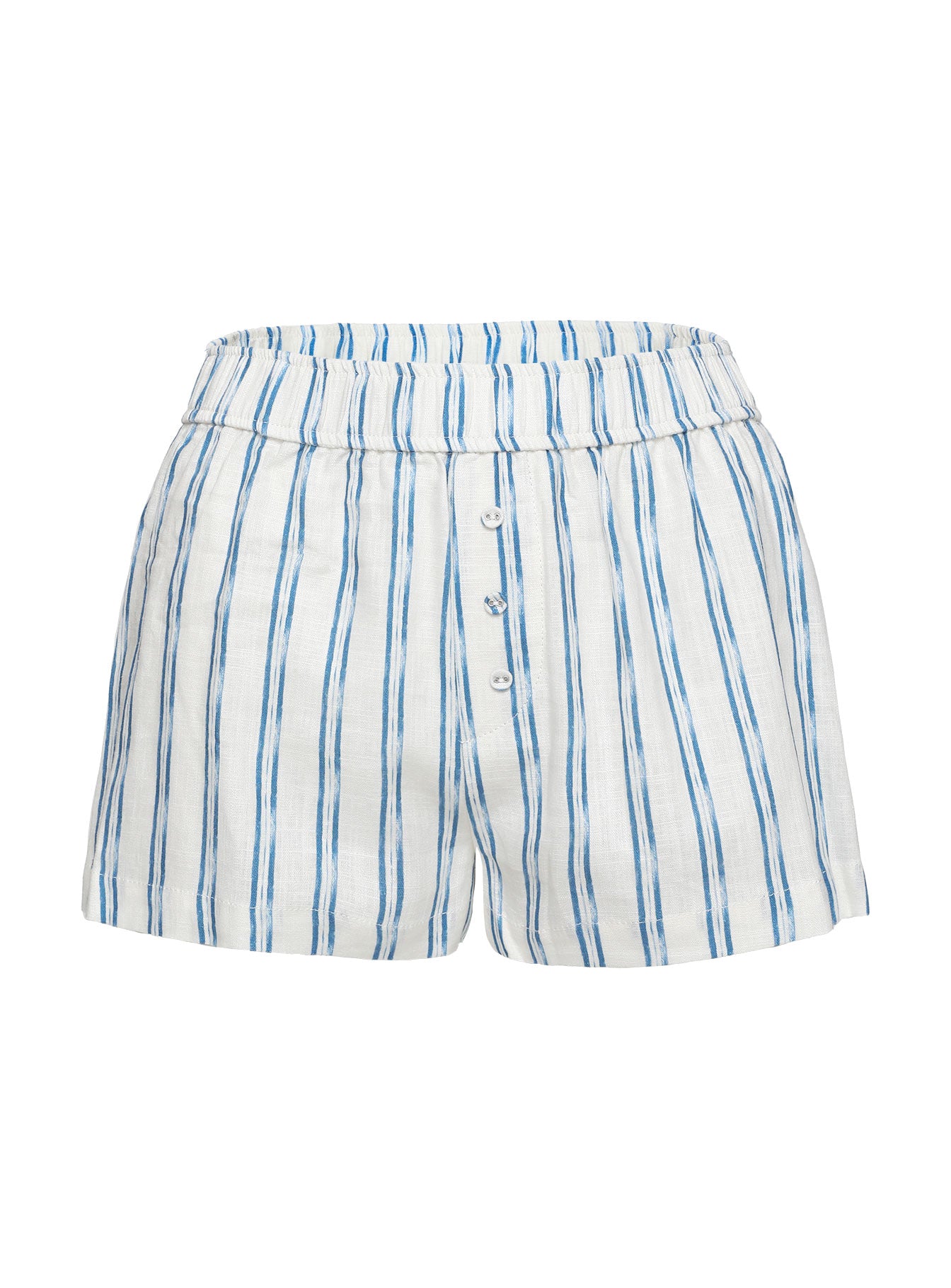 Tucked In Lounge Short Blue Stripe - Image 5