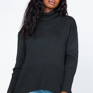 Larnee Turtleneck Sweater Black