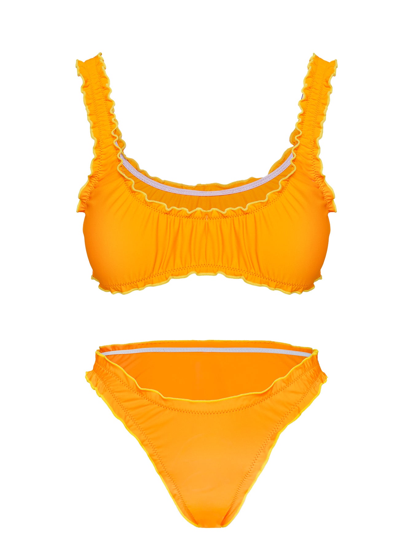 Tropical Fruits Bikini Top Orange - Image 5