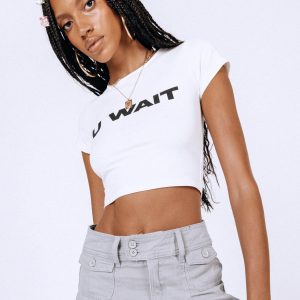 U Wait Tee White