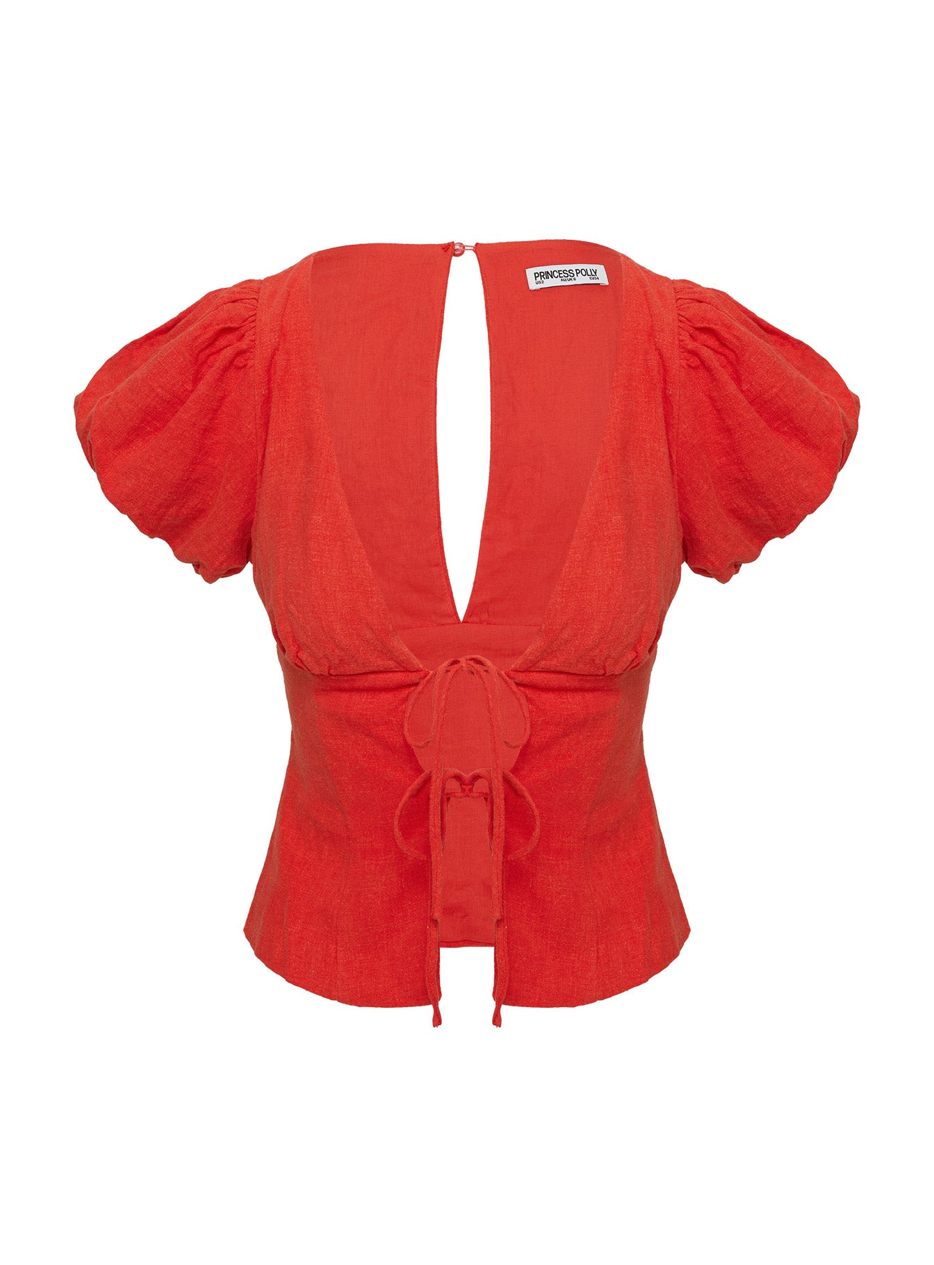 Wilhelmina Blouse Top Red - Image 6