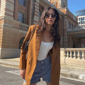 Welcome to the Jungle Blazer Brown