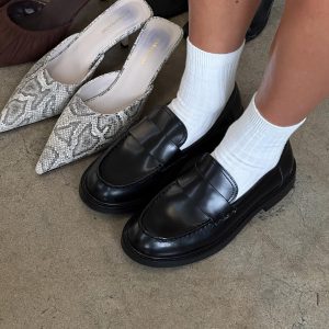 Windsor Smith Yearn Loafers Black