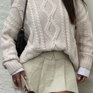 Anaya Oversized Sweater Beige