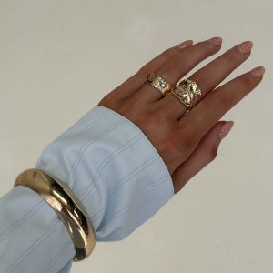 Frostbloom Ring Pack Gold