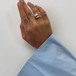 Head Turner Ring Pack Gold