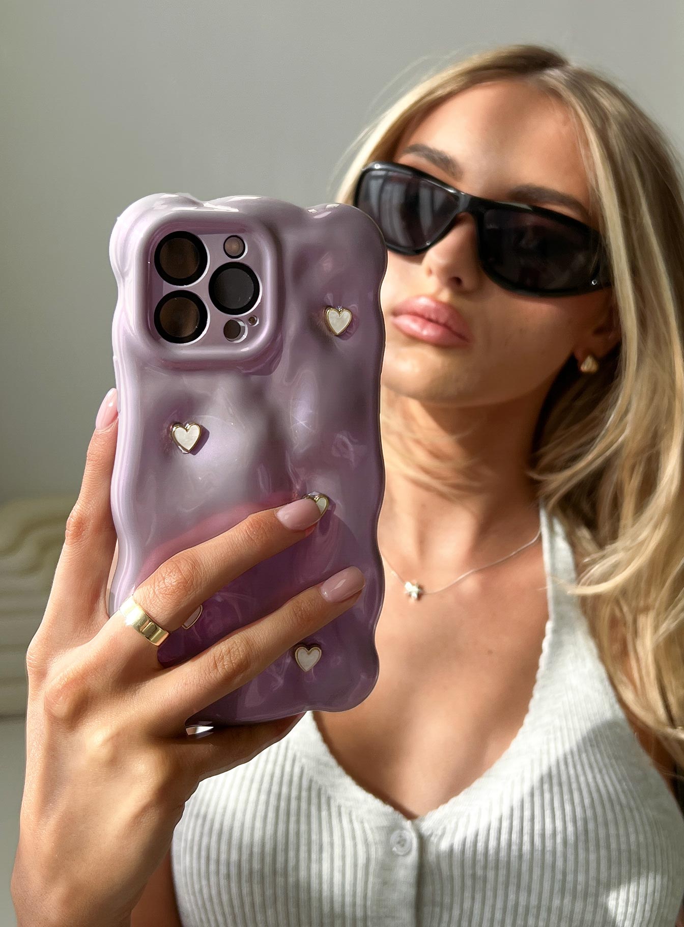 Hit Different iPhone Case Purple - Image 3