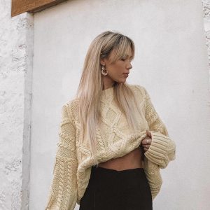 Anaya Oversized Sweater Yellow