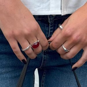 Romona Ring Set Silver