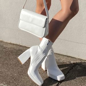 Eastern Boots White