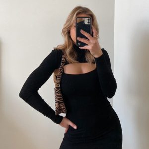 Carmen Mini Dress Black