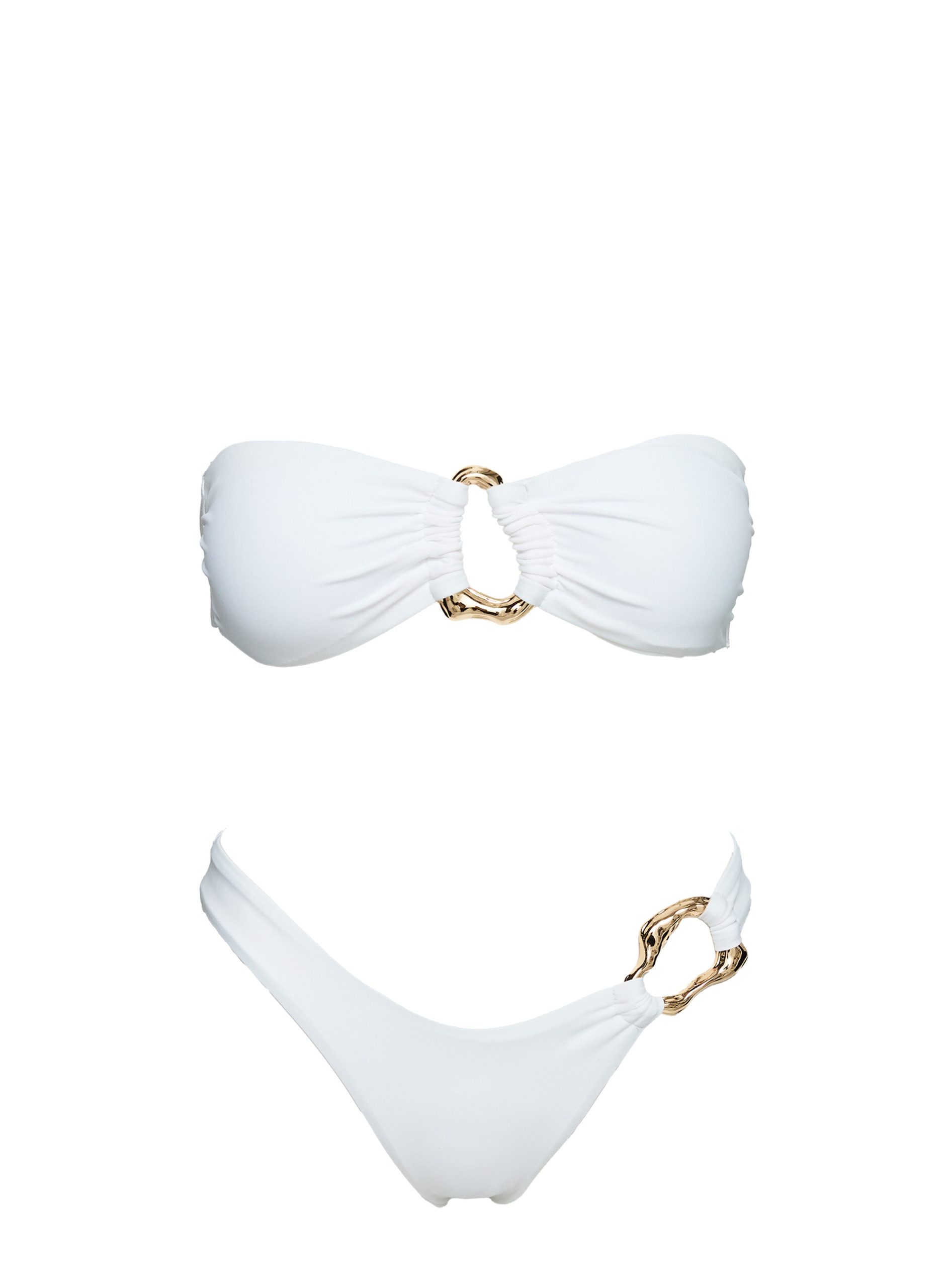Waves Crashing Bikini Bottoms White - Image 8
