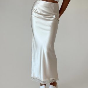 Kamden Midi Skirt Cream